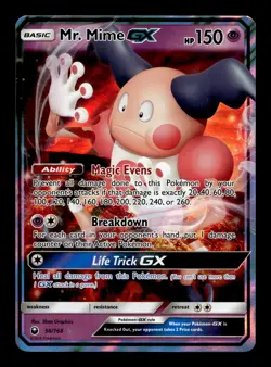 Mr. Mime GX 56/168 SM - Celestial Storm Holofoil Ultra Rare Pokemon TCG - Image 1