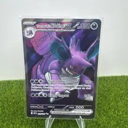 Pokemon TCG Team Rockets Nidoking 216/182 Destined Rivals- NM - Image 1