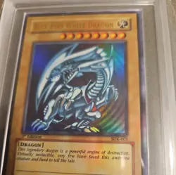Blue Eyes White Dragon SDK-001 1st Edition 2002 AE YuGiOh ARS 9 PSA 9 Holo Bleed - Image 2