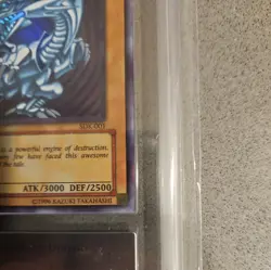 Blue Eyes White Dragon SDK-001 1st Edition 2002 AE YuGiOh ARS 9 PSA 9 Holo Bleed - Image 5
