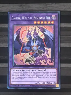 Yugioh | Garura, Wings of Resonant Life | RA02 | Collectors Rare | 1st | NM - Image 1