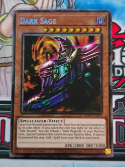 Yugioh - Dark Sage RA05-EN004 Starlight Rare Near Mint In Hand Rarity 5 - Image 1