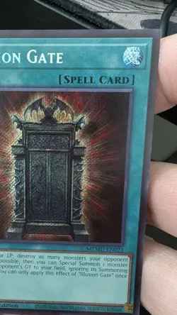 MZMU-EN023 Illusion Gate Secret Rare 1st Edition YuGiOh NM - Image 5