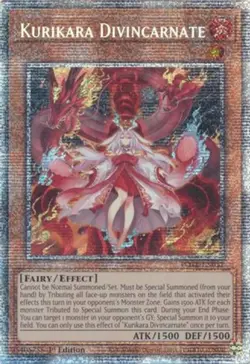Yugioh! LP Kurikara Divincarnate - POTE-EN031 - Starlight Rare - 1st Edition Lig - Image 1