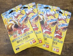 One Piece Op15 Adventure On Kami’s Island Sleeved Booster Pack (Lot of 4) - Image 1