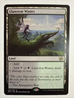 MTG Llanowar Wastes - The Brothers' War (BRO) #264 Magic the Gathering - Image 1