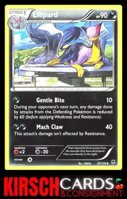 Liepard XY - Phantom Forces #57/119 High Grade Pokemon Card - Image 1