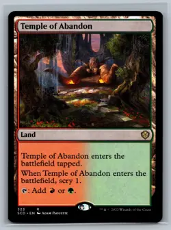 Magic MTG Starter Commander Decks Temple of Abandon #323 TCG CCG - Image 1