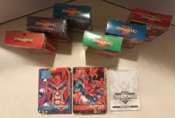 Marvel Overpower Card Game 105 Cards & 6 Starter Empty Deck Boxes - Image 2