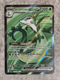 Pokemon Serperior EX Holo Card 156/086 Sv Black Bolt 320 HP 150 Attack Grass - Image 1
