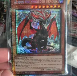 Konami Yu-Gi-Oh! Albion the Shrouded Dragon Starlight Foil Card - Image 1