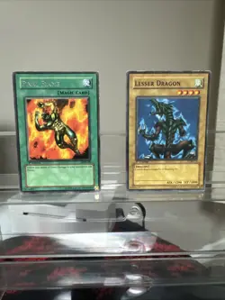 1st Edition Lob Yugioh Cards (final Flame And Lesser Dragon) - Image 1