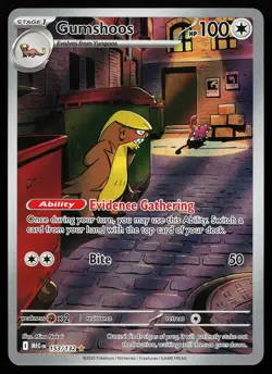 Gumshoos 153/132 Holo Illustration Rare Mega Evolution Pokemon Card - Image 1