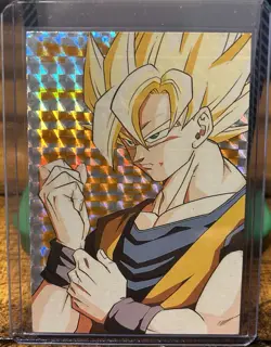 Dragon Ball Z 1999 Artbox JPP/Amada Card - #G-1 Goku - Prism Foil MP - Image 1