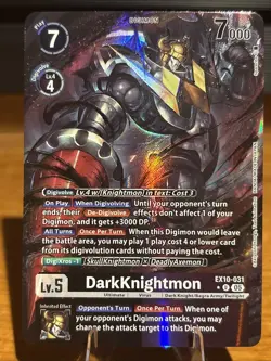 Digimon Card Game DarkKnightmon EX10-031 Uncommon Alternate Art NM - Image 1
