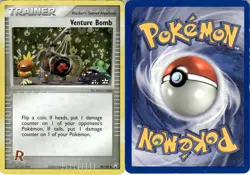 Venture Bomb 93/109 EX Team Rocket Returns Reverse Holo Stamped Pokemon Card - Image 1