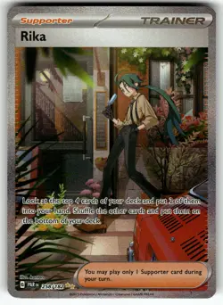 Rika 258/182 SV04: Paradox Rift NM Pokemon Card TCG - Image 1