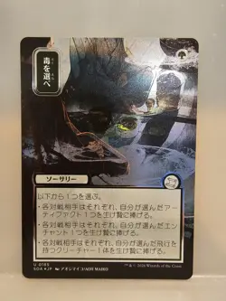 Pick Your Poison - Strixhaven MA JP Silver Scroll Foil #0185 NM MTG - Image 1