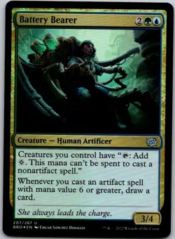 Magic the Gathering Foil Battery Bearer The Brothers' War MTG Free Shipping! - Image 1