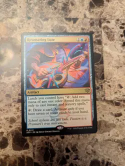 Resonating Lute - MTG - Secrets Of Strixhaven - Regular, NM - Image 1