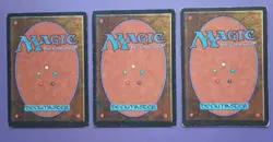 Magic the Gathering MTG Revised CLONE X 3 ( 1 LP/EX & 1 MP) 1994 U Vintage! - Image 2