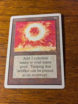 MTG Unlimited Edition Sol Ring - MP - Image 1