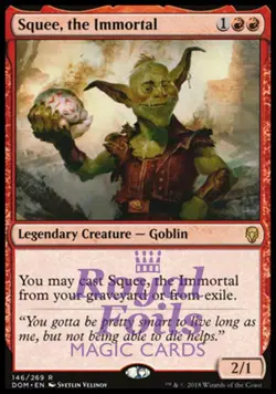 Squee, the Immortal 1x FOIL DOM MTG Dominaria Rare MINT red - Image 1