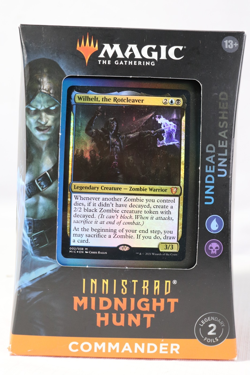 MTG Midnight Hunt Commander Deck Undead Unleashed Sealed New Free Shipping - Image 1