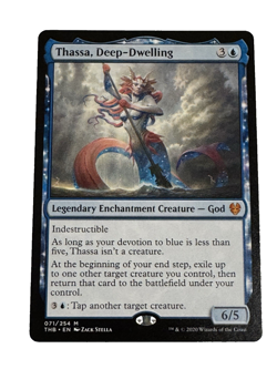MTG Magic the Gathering Thassa, Deep-Dwelling (71/372) Theros Beyond Death NM - Image 1