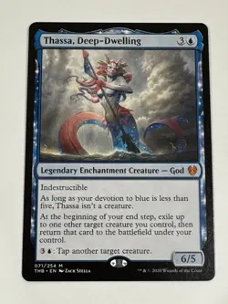 MTG Magic the Gathering Thassa, Deep-Dwelling (71/372) Theros Beyond Death NM - Image 2