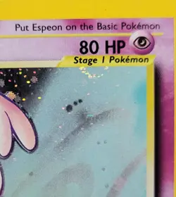 Espeon Pokemon Neo Discovery Holo Rare 1/75 NM Swirl and A Half! - Image 5