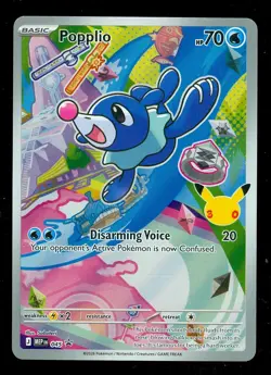 Pokemon POPPLIO MEP 045 Ascended Heroes - 1st Partner FULL ART PROMO - Card A - Image 1