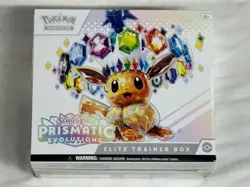 Pokemon TCG Scarlet & Violet Prismatic Evolutions Elite Trainer Box - Minor Tear - Image 2