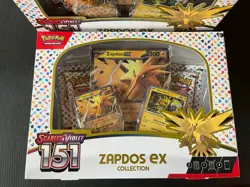 Pokemon TCG Scarlet & Violet 151 Zapdos EX Collection Box Sealed LOT of 4 Boxes - Image 1
