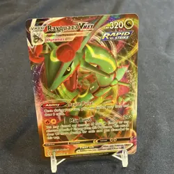 Pokemon Rayquaza VMAX Evolving Skies Ultra Rare Holo Full Art 320 HP - Image 1