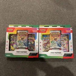 Pokemon TCG: 2X First Partner Illustration Collection Box SEALED - Image 1