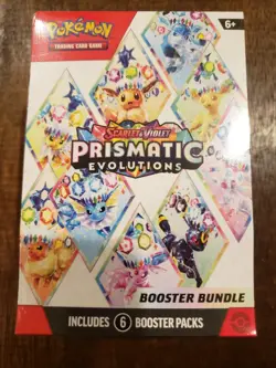 Pokemon Prismatic Evolutions Booster Bundle TCG Sealed 6 Packs - FAST SHIPPING - Image 1