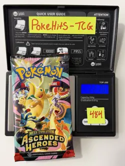 (VERY HEAVY)🔥 22.70g Pokemon TCG Ascended Heroes Booster Pack Factory Sealed✅ - Image 1