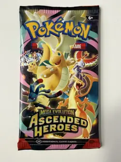 (VERY HEAVY)🔥 22.70g Pokemon TCG Ascended Heroes Booster Pack Factory Sealed✅ - Image 2