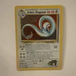 Erika's Dragonair 4/132 Gym Heroes Holo Swirl Pokemon TCG MP English - Image 1