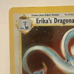 Erika's Dragonair 4/132 Gym Heroes Holo Swirl Pokemon TCG MP English - Image 2