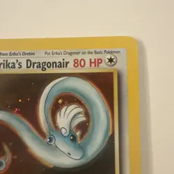 Erika's Dragonair 4/132 Gym Heroes Holo Swirl Pokemon TCG MP English - Image 4