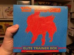 Pokemon Sword and Shield Base Set ETB Elite Trainer Box - Factory Sealed - Image 1