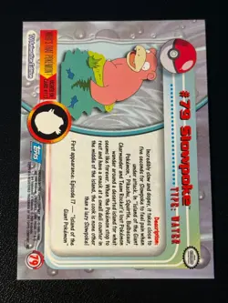 Slowpoke 79 Pokemon Topps Holo - Image 2