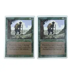 Magic The Gathering MTG 2x Wanderlust Revised 3rd Edition LP Lightly Played - Image 1