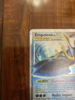 Pokemon Empoleon LV.X 120/130 Diamond & Pearl Base Holo Rare with Swirl! HP - Image 3