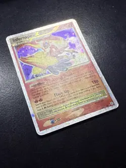 2007 POKEMON DIAMOND & PEARL HOLO RARE 121/130 INFERNAPE LV. X - MP - Image 3
