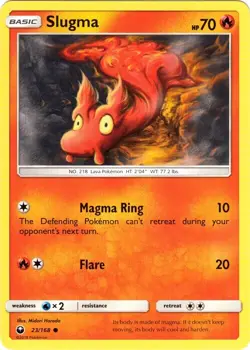Pokemon - Slugma - 23/168 - Celestial Storm - NM/M - Image 1