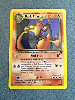 2000 POKEMON TEAM ROCKET #21/82 DARK CHARIZARD NON-HOLO - Image 1