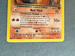 2000 POKEMON TEAM ROCKET #21/82 DARK CHARIZARD NON-HOLO - Image 5
